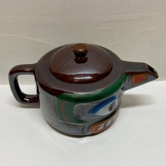 Vintage Native American Creamer Stackable Totem Mask Victoria Ceramics Japan EUC - Picture 14 of 15